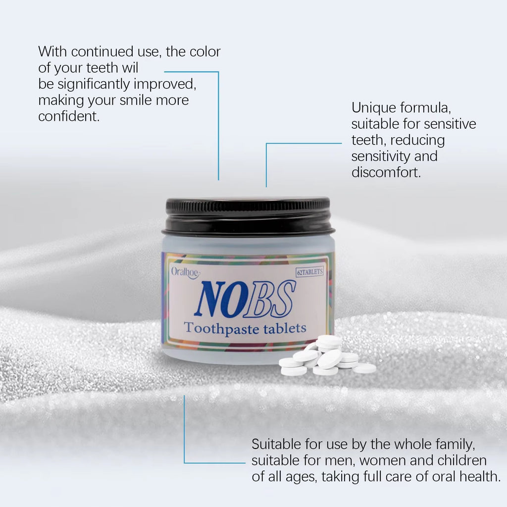 Chewable Toothpaste Tablets Remove Stains Brightening Teeth Gums Mint Flavor Travel Friendly Fresh Breath Solid Dental Tablets